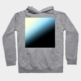Blue yellow white abstract art Hoodie